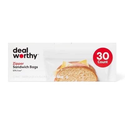 Sandwichbeutel - 30er-Pack mit – Food Storage Zipper Bags Bewertung und Preis