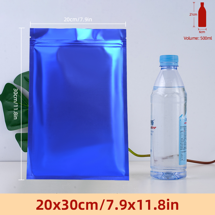 100 Stück matte blaue Folien-R – Food Storage And Bewertung und Preis