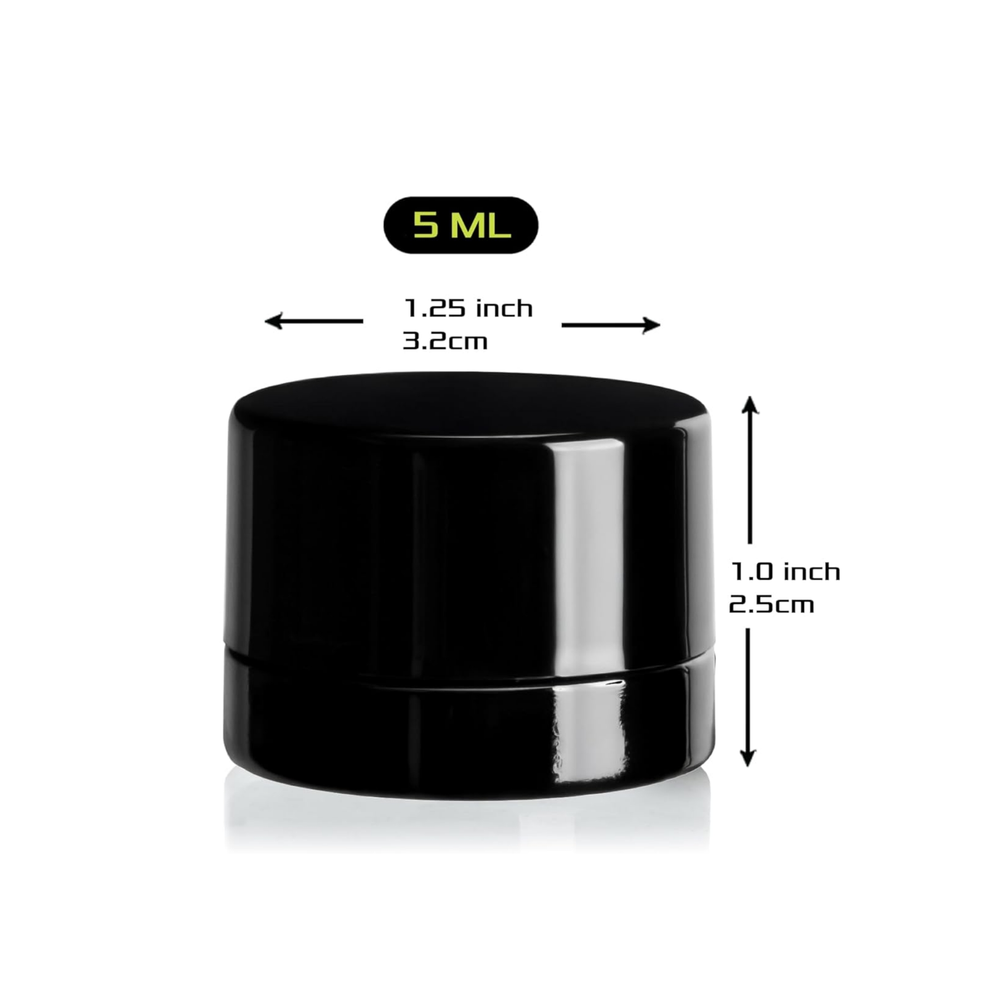 5 ml dicke schwarze Gläser mit – Food Storage Glass Container Set Bewertung und Preis
