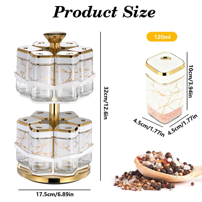 360 °   Drehbarer Gewürzregal- – Herb Keeper Container Bewertung und Preis