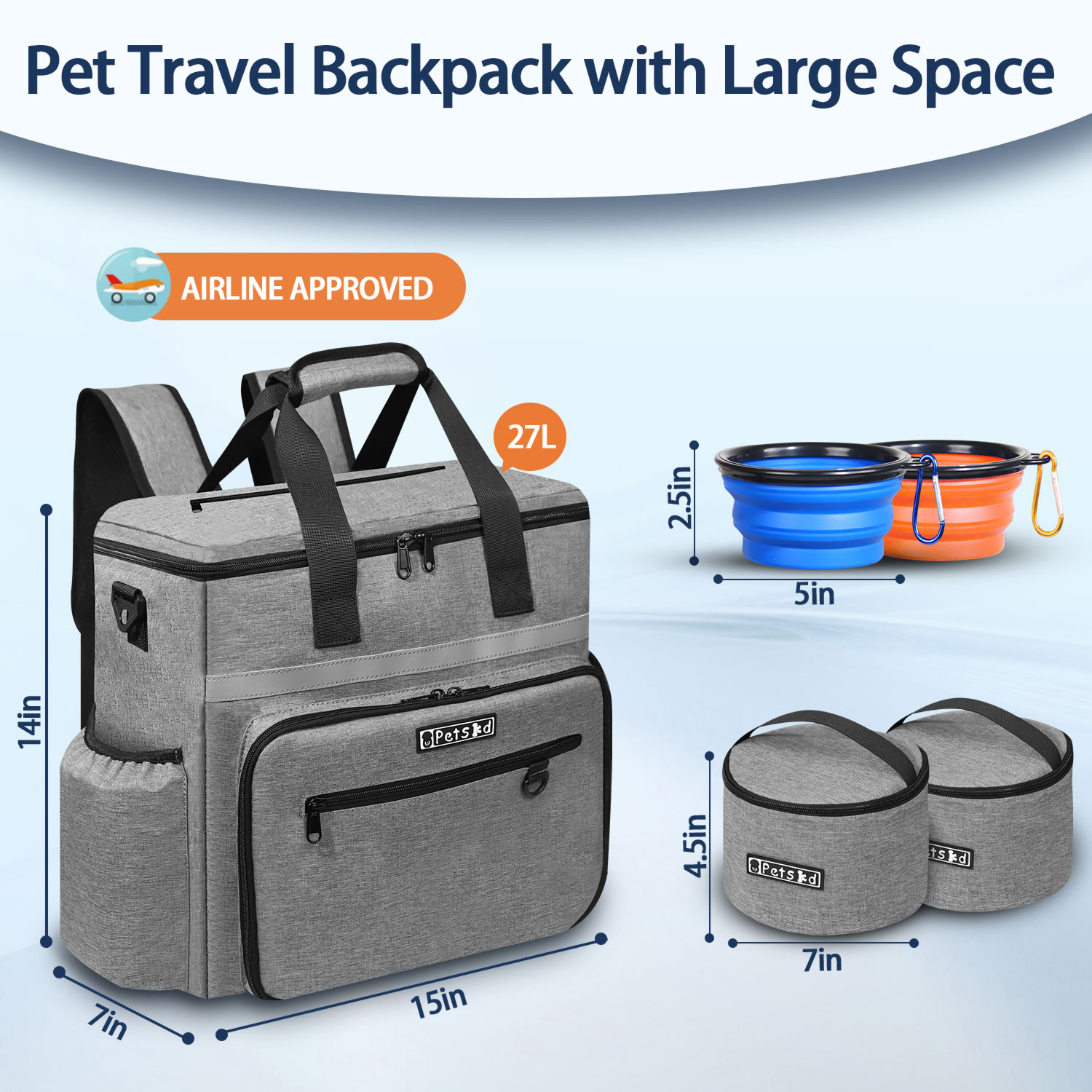Petskd Outdoor-Hunde-Organizer – Food Storage Zipper Bags Bewertung und Preis