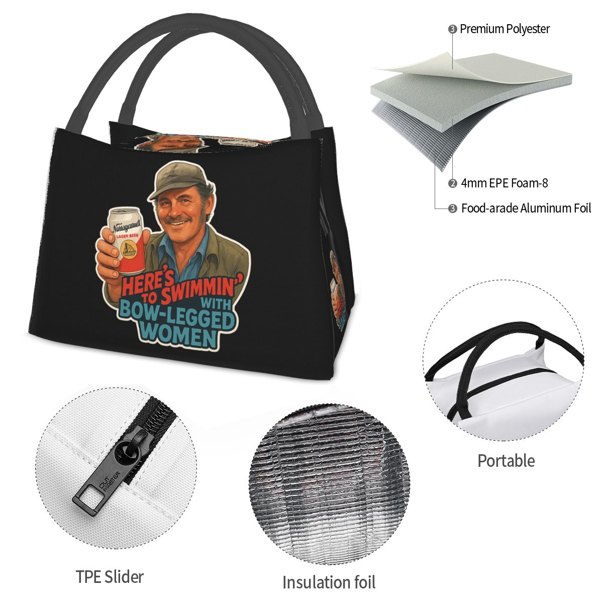 Heres To Swimmin Quint Jaws Mo – Food Storage Quotes Bewertung und Preis