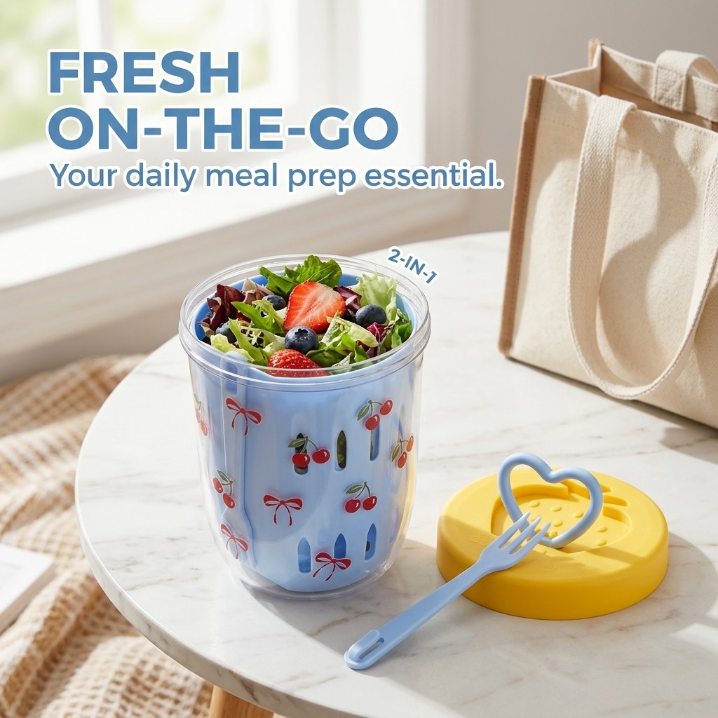 Plastik-Salatbehälter mit Deck – Food Storage Yogurt Bewertung und Preis