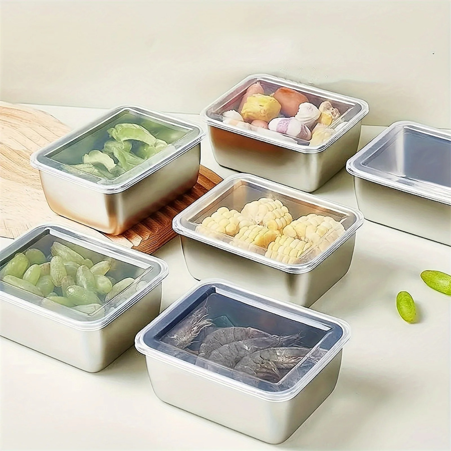 1/3/5 Stück Edelstahl-Aufbewah – Food Storage Cupboard Bewertung und Preis