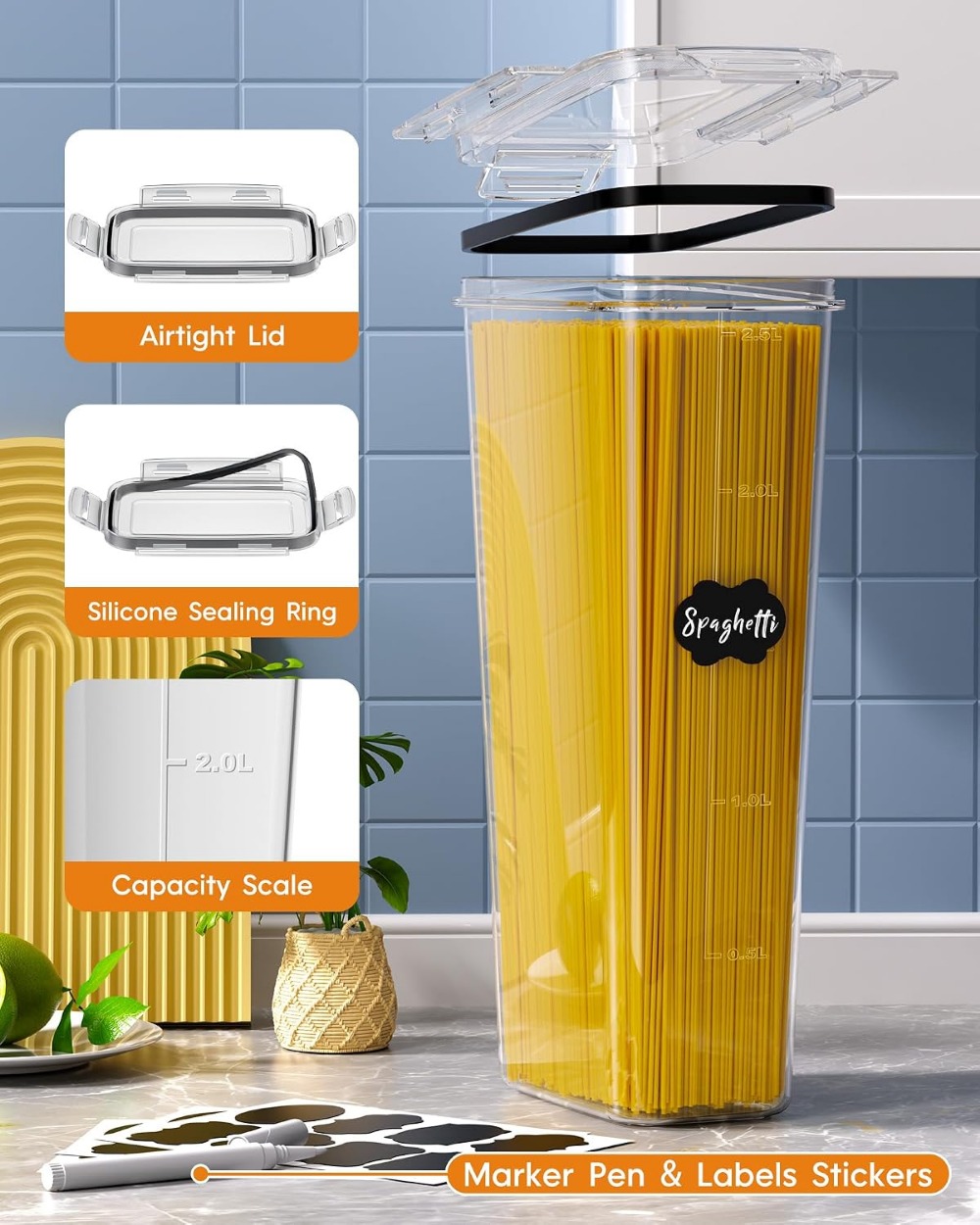 24 Stück Luftdichte Lebensmitt – Food Storage And Container Bewertung und Preis