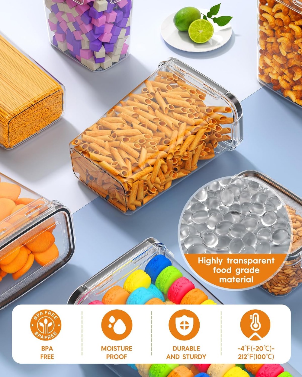 24 Stück Luftdichte Lebensmitt – Food Storage And Container Bewertung und Preis