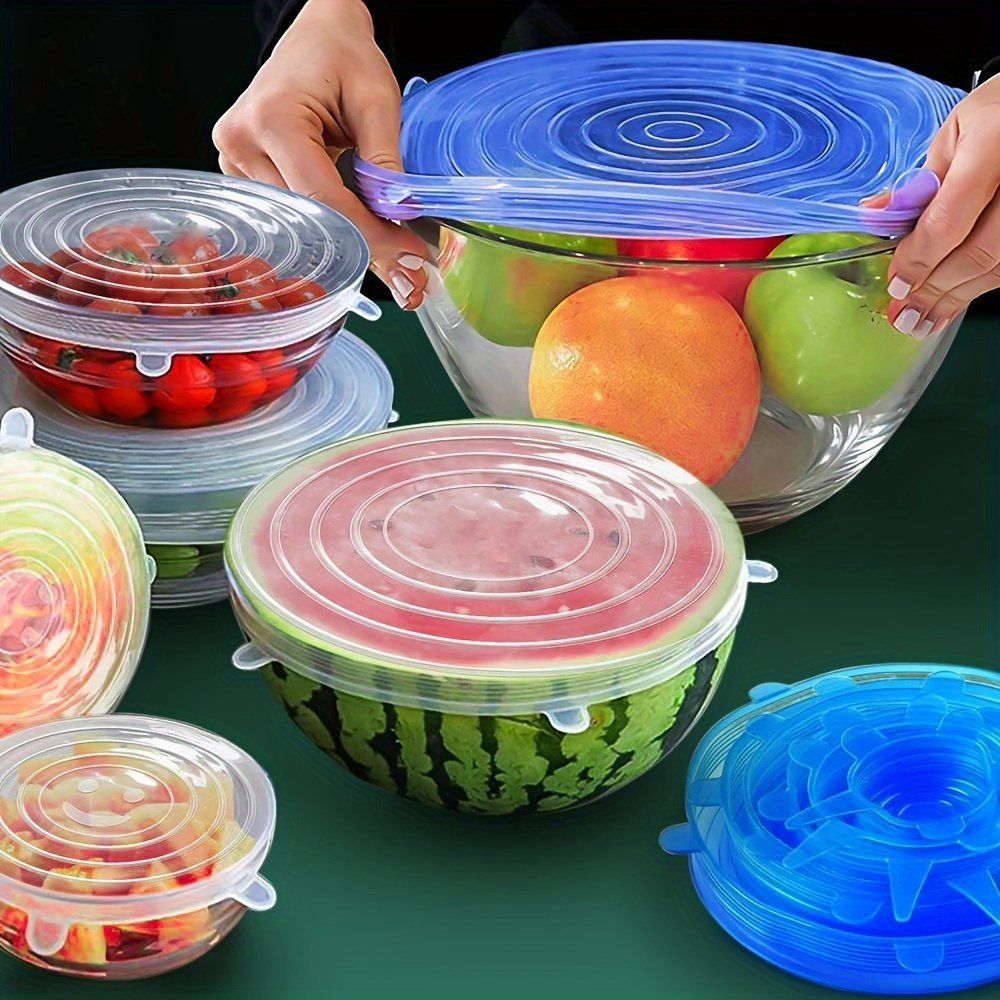 6 Stück Wiederverwendbare Sili – Silicone Stretch Lid Bewertung und Preis