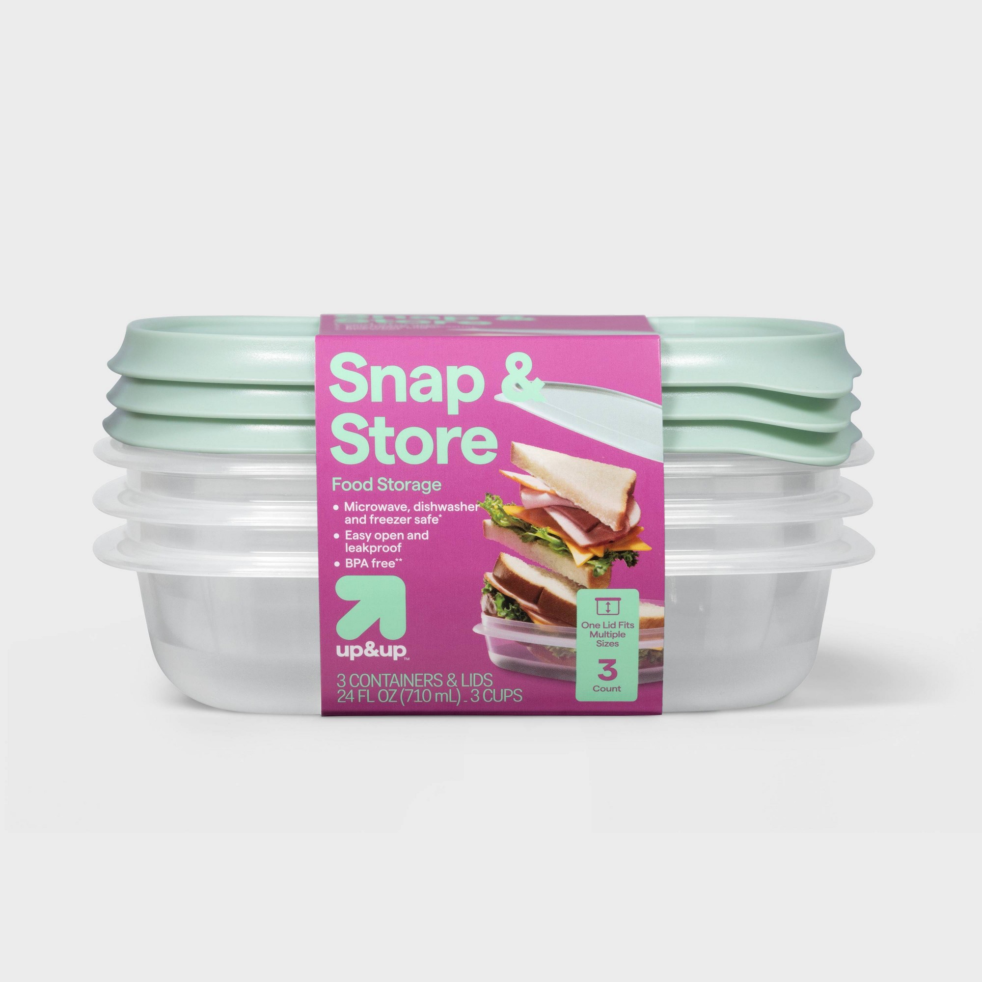 3-teilige quadratische Lebensm – Food Storage Organization Bewertung und Preis