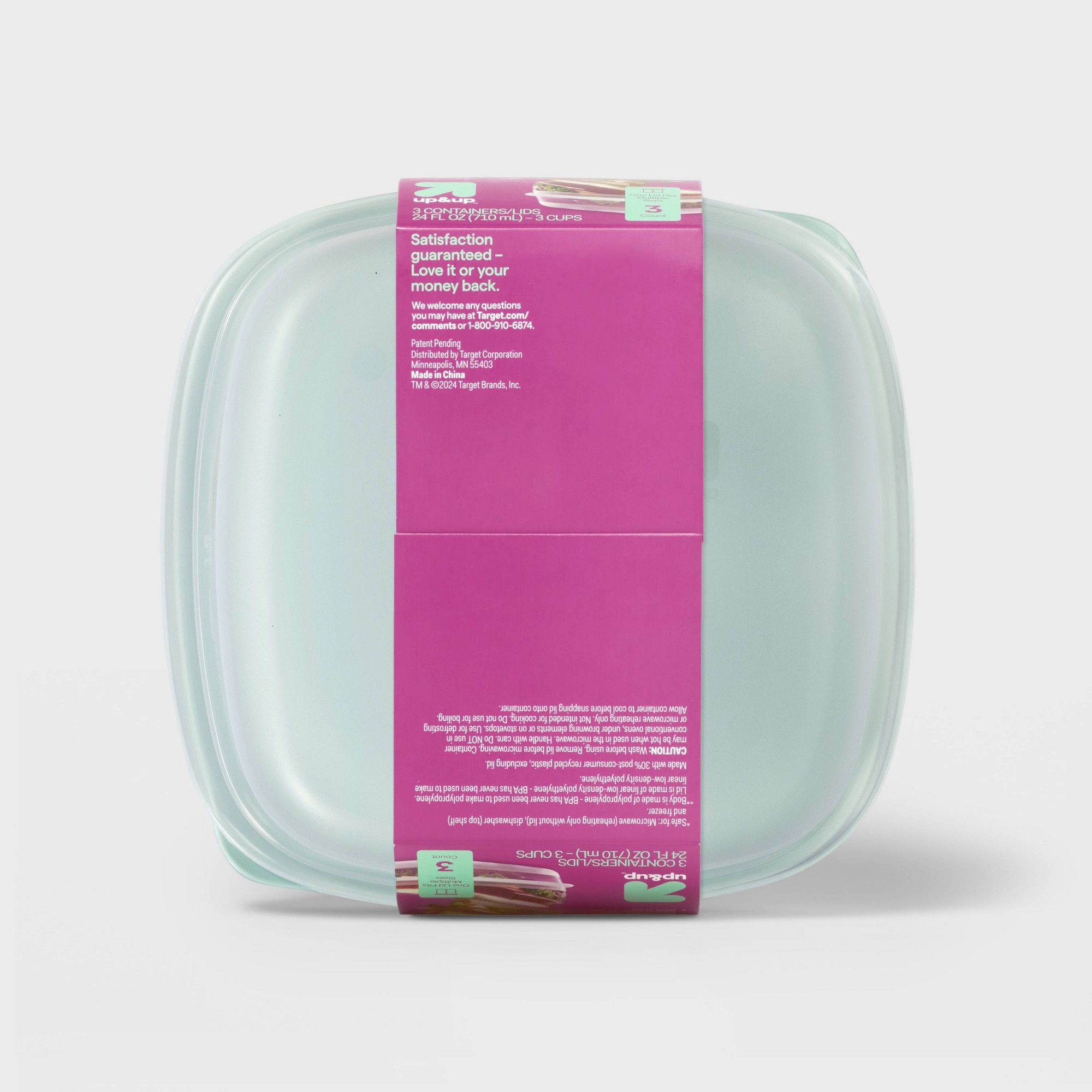 3-teilige quadratische Lebensm – Food Storage Organization Bewertung und Preis