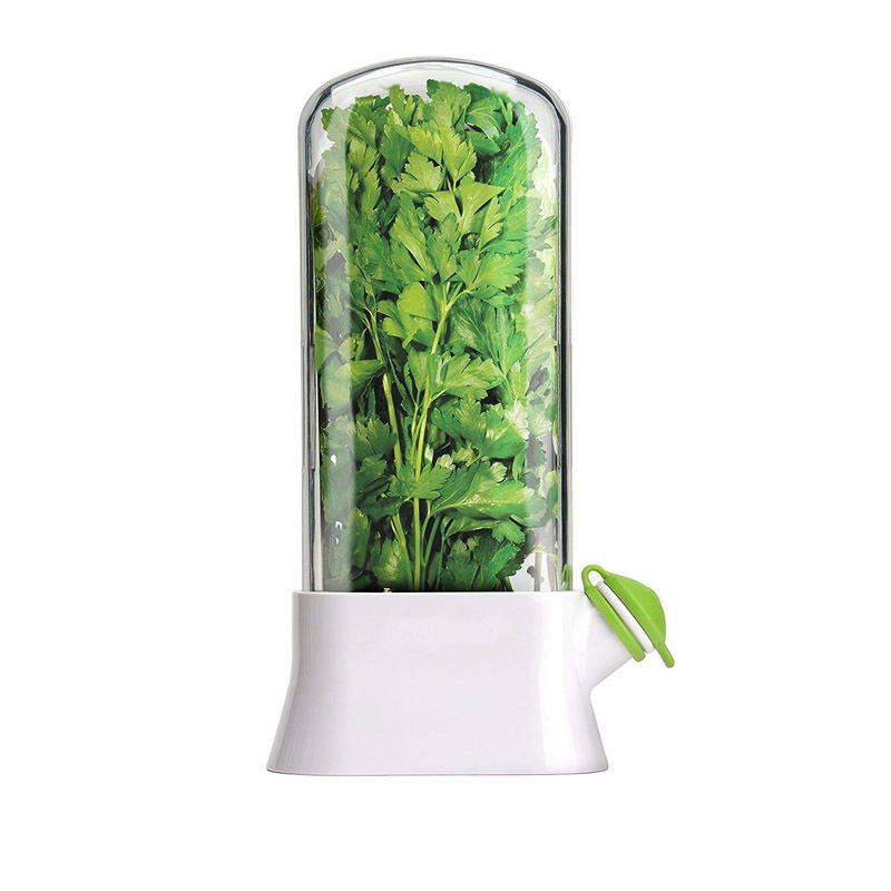 Kühlschrank Kräuter knuspriger – Herb Keeper Container Bewertung und Preis