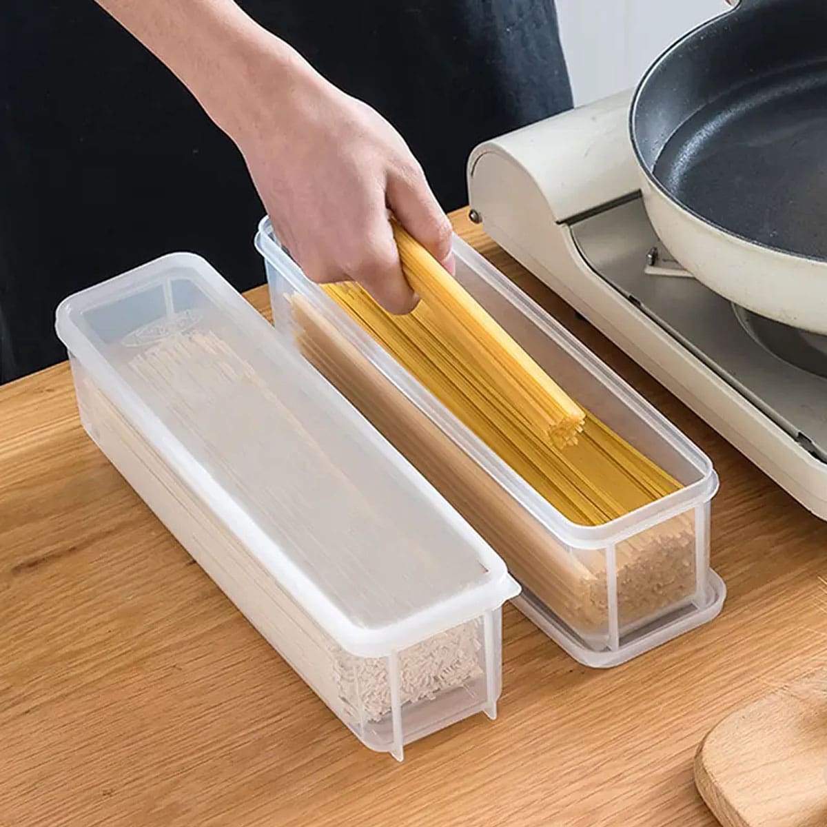 1 transparente Kunststoff-Aufb – Food Storage Cupboard Bewertung und Preis